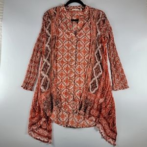 Soft Surroundings Tunic Top with Overlay, Size XS